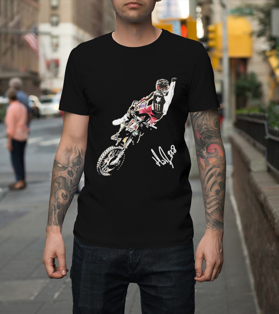 Haiden Deegan Motocross Supercross Back to Back Triumph T-Shirt