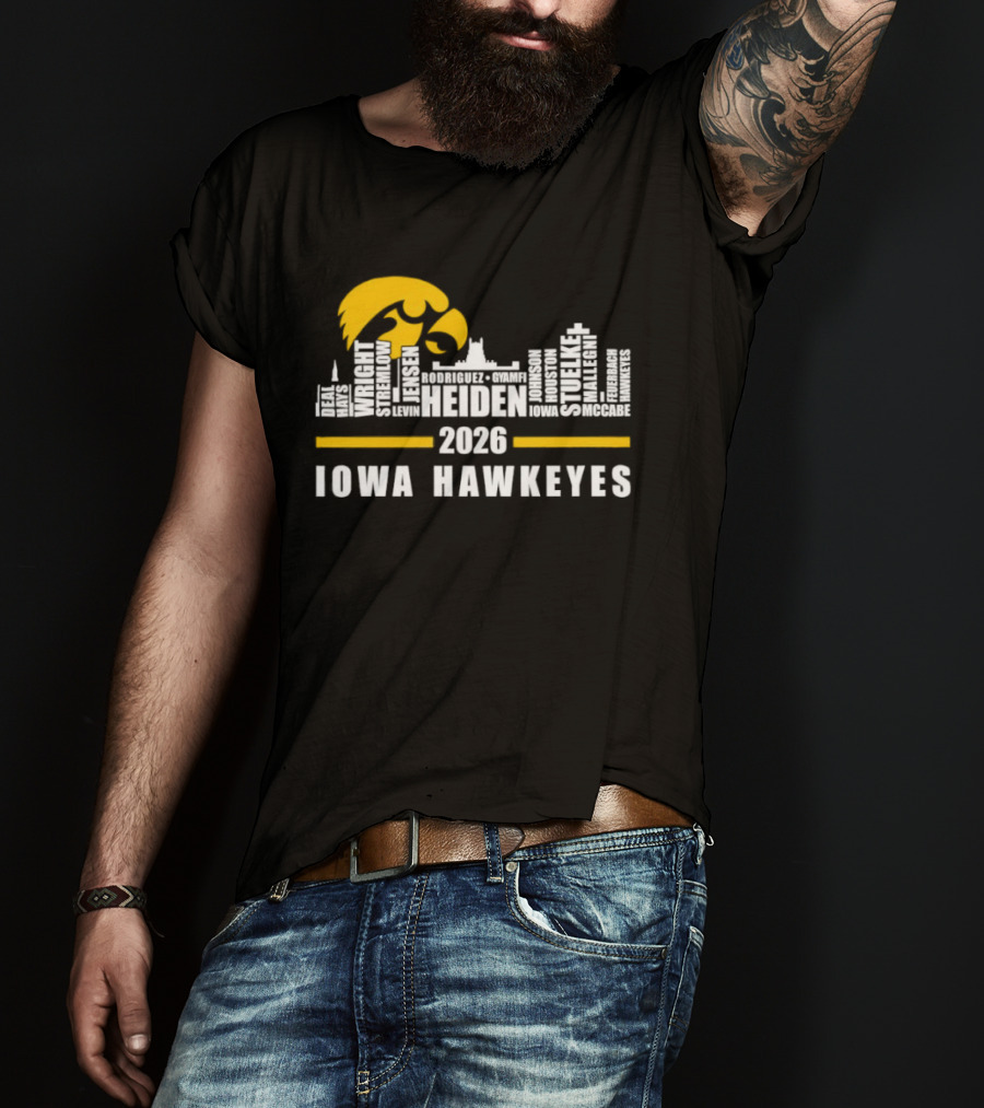 Iowa Hawkeyes 2026 Heiden Skyline T-Shirt