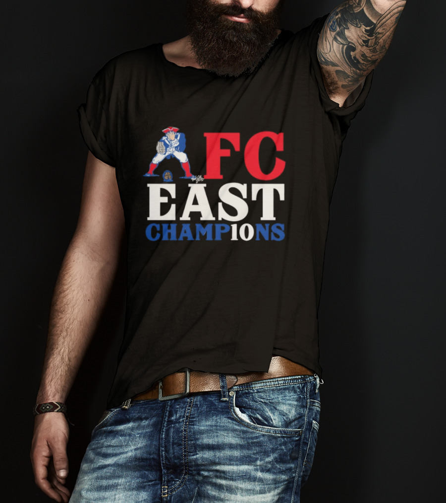 New England Patriots FC East Champions Champ10ns T-Shirt