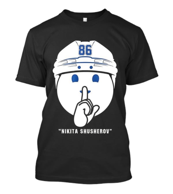 Nikita Kucherov 86 Tampa Bay Lightning Shhh Celly T-Shirt