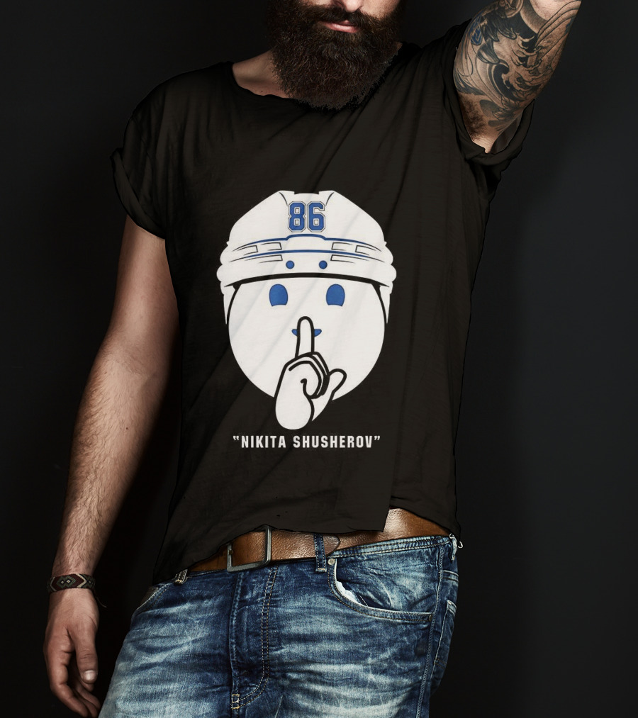 Nikita Kucherov 86 Tampa Bay Lightning Shhh Celly T-Shirt