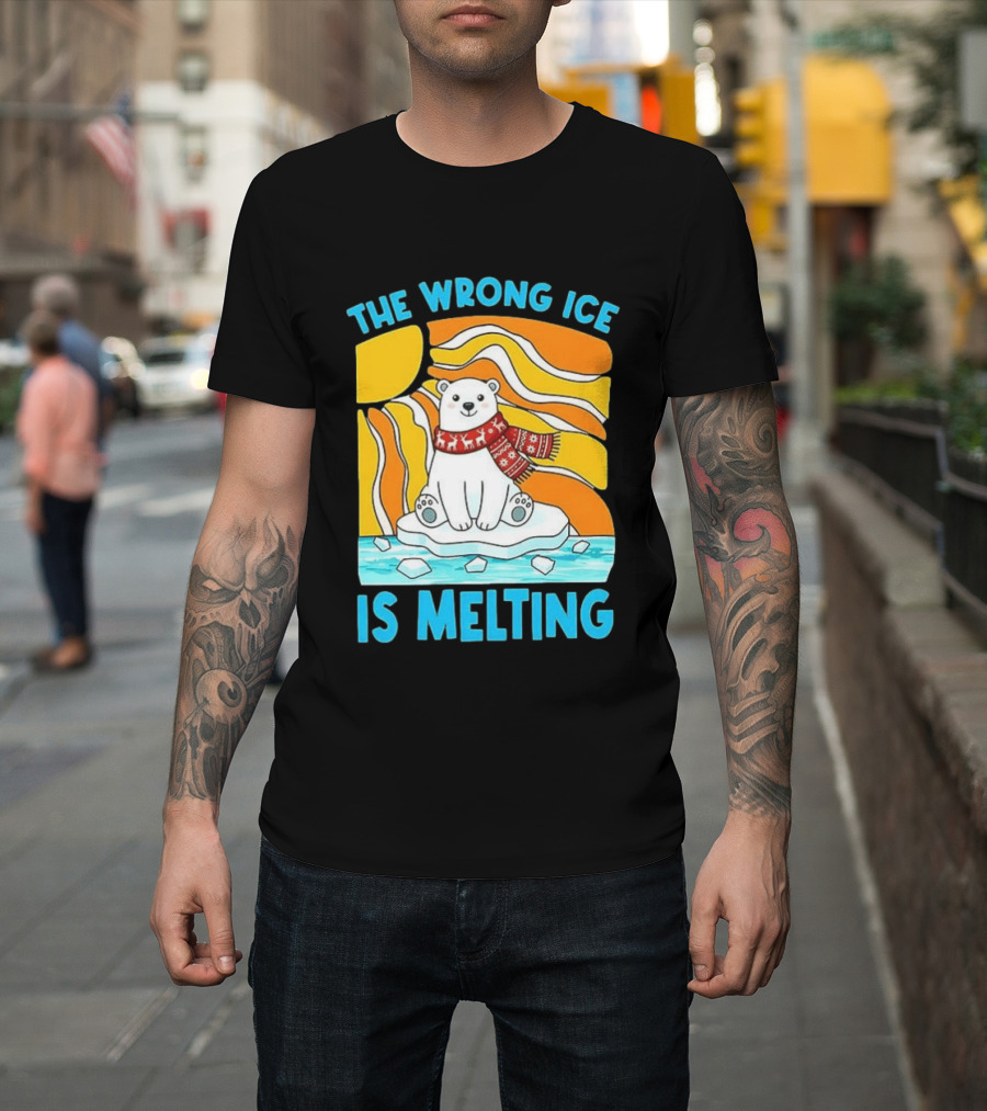 The Wrong Ice Is Melting Polar Bear Abolish ICE T-Shirt
