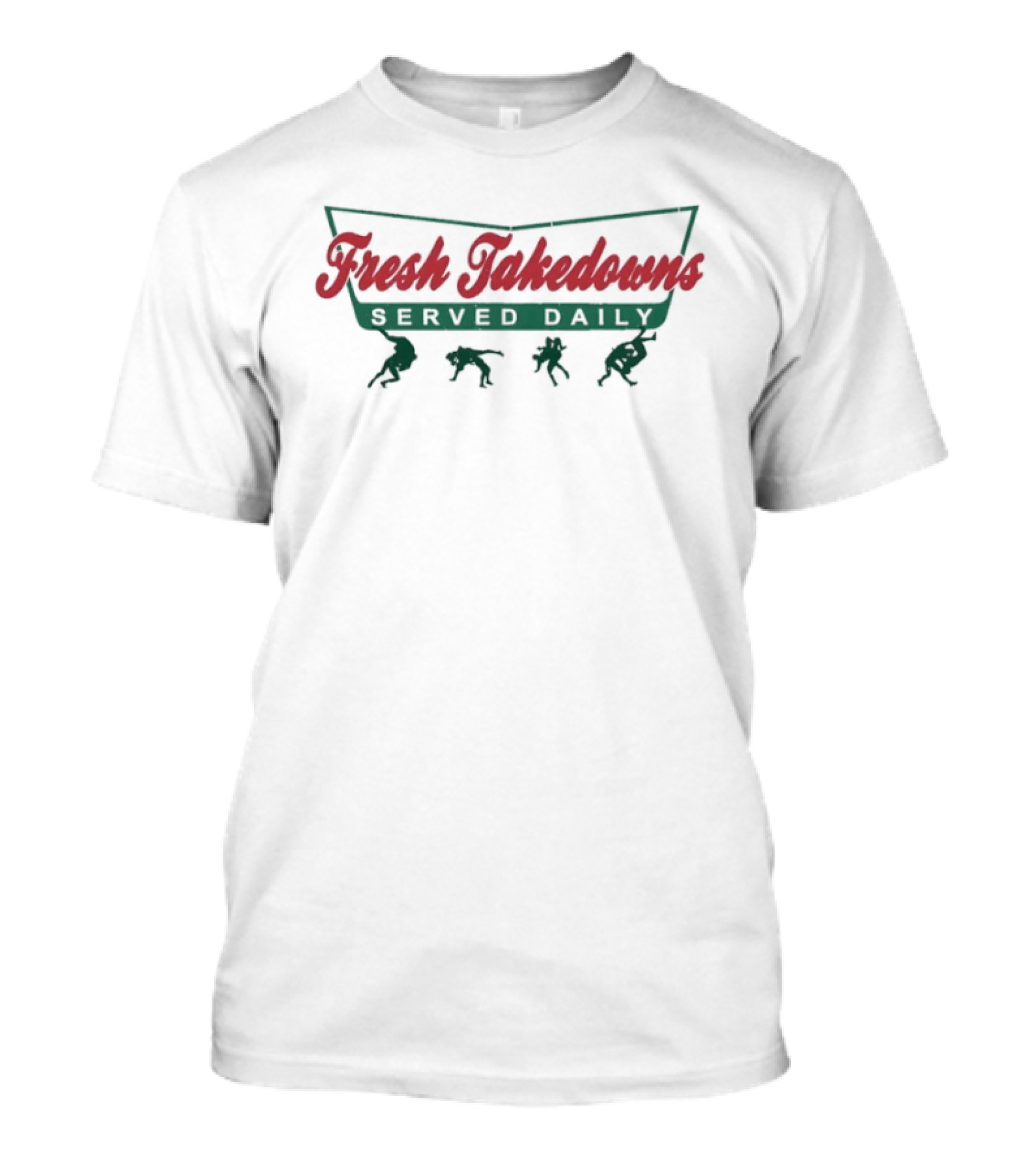 Fresh Takedowns Served Daily Wrestling Moves T-Shirt