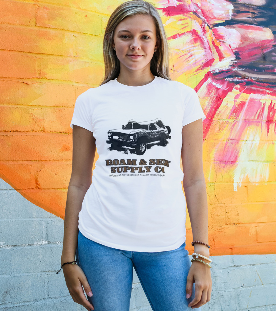 Roam & Sek Supply Co Classic Car Thriving Force Behind Quality Workwear T-Shirt