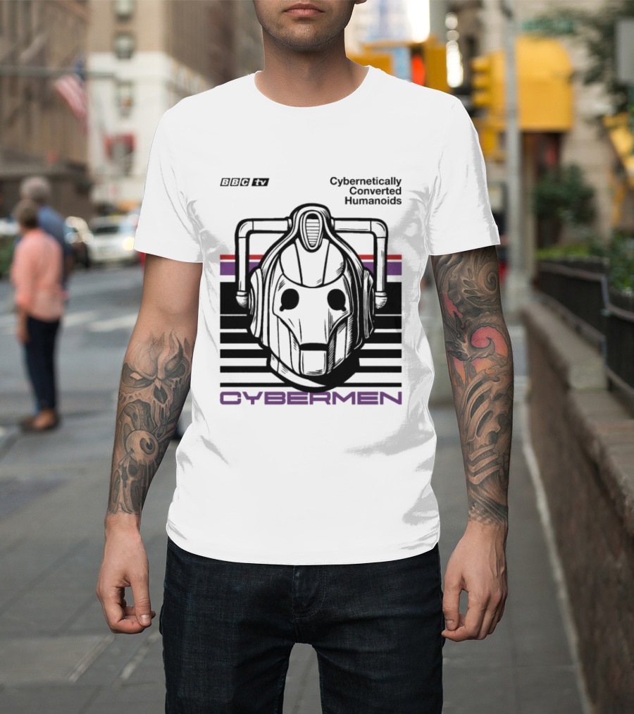 BBC TV Cybermen Cybernetically Converted Humanoids T-Shirt