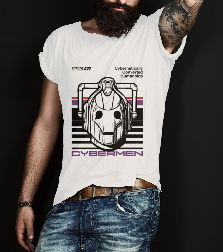 BBC TV Cybermen Cybernetically Converted Humanoids T-Shirt