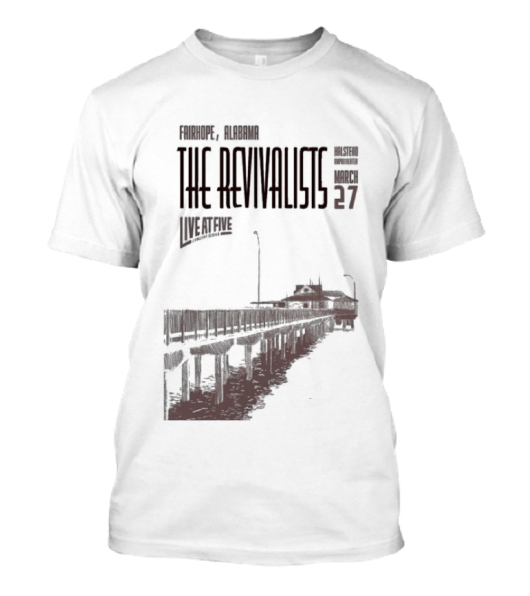 The Revivalists March 27 2026 Fairhope Alabama Steamboat T-Shirt