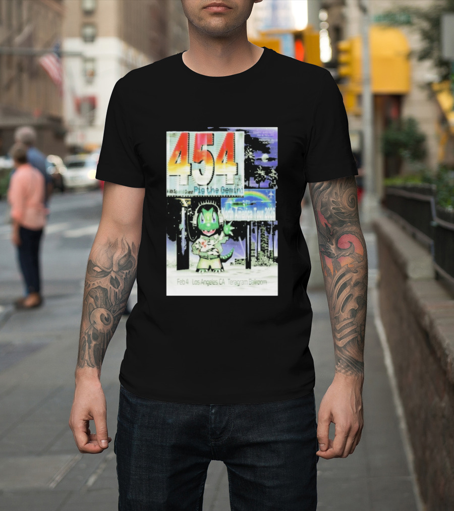 454 Pig The Gemini North America Tour 2026 Los Angeles Teragram Ballroom Feb 4 T-Shirt