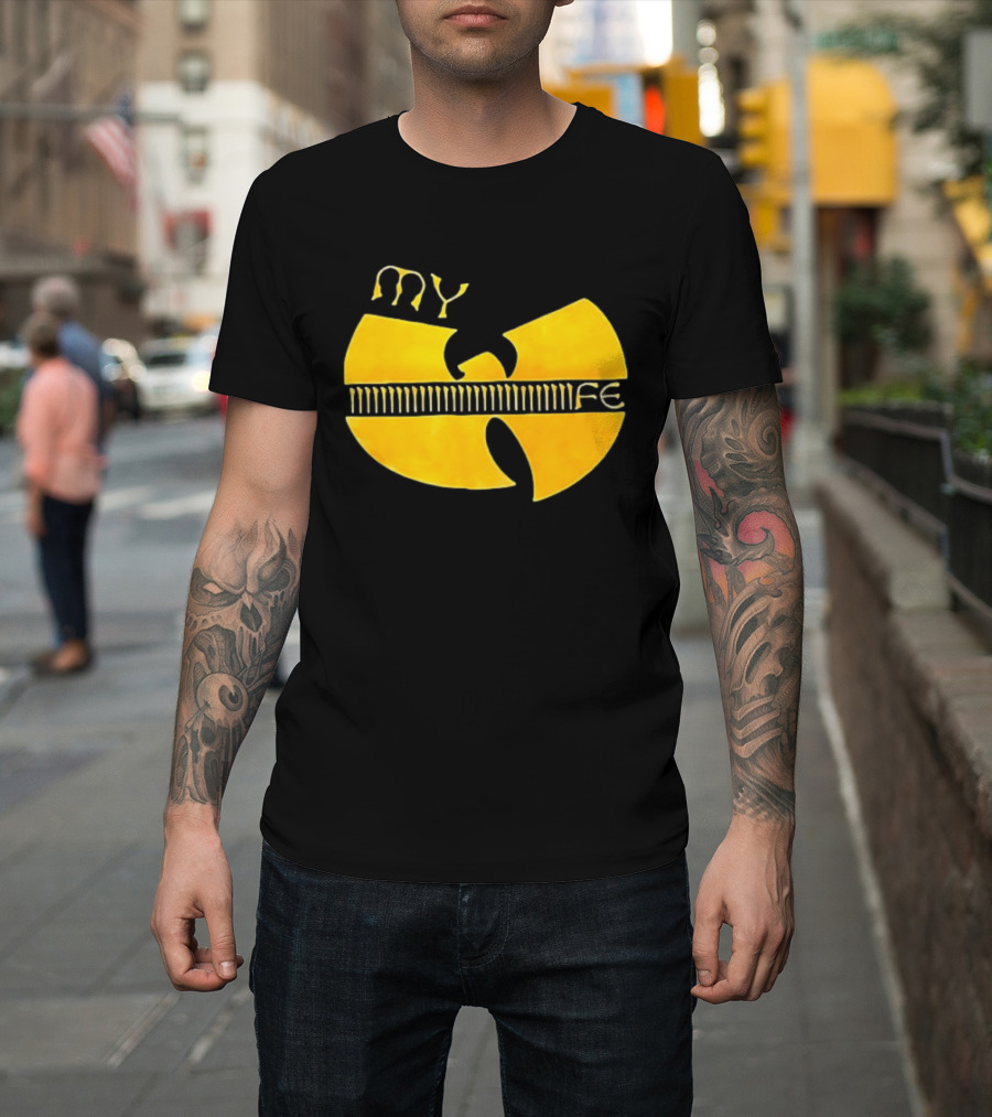 Yellow Wu Tang Clan My Life Symbolic Tribute Collaboration T-Shirt