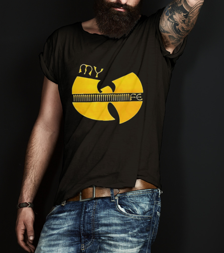 Yellow Wu Tang Clan My Life Symbolic Tribute Collaboration T-Shirt