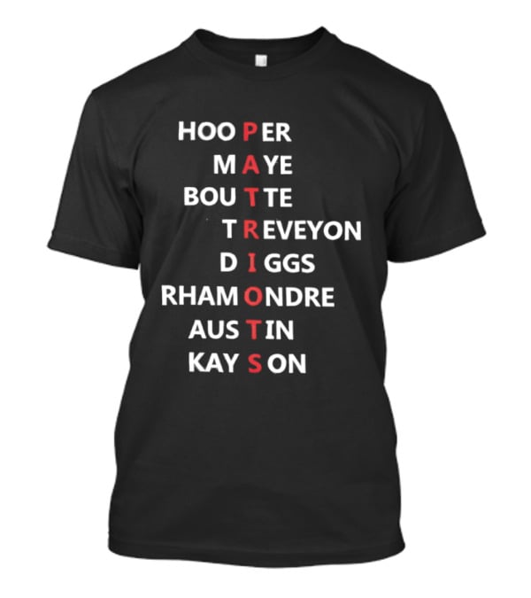 Patriots Hooper Maye Boutte Treveyon Diggs Rhamondre Austin Kayson T-Shirt