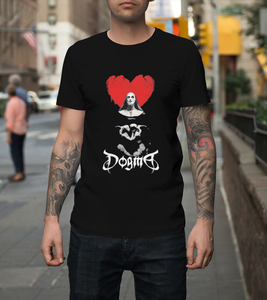 Dogma Nun Heart Valentine's Day T-Shirt