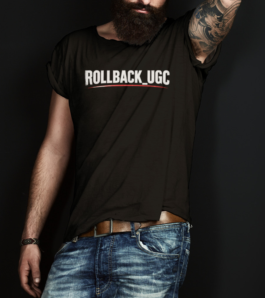 ROLLBACK UGC Gaming Community Fan Gear T-Shirt