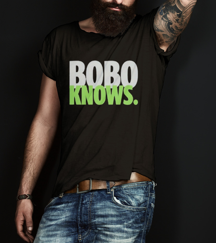 Bobo Knows Seattle Football Seahawks Fan Gear T-Shirt