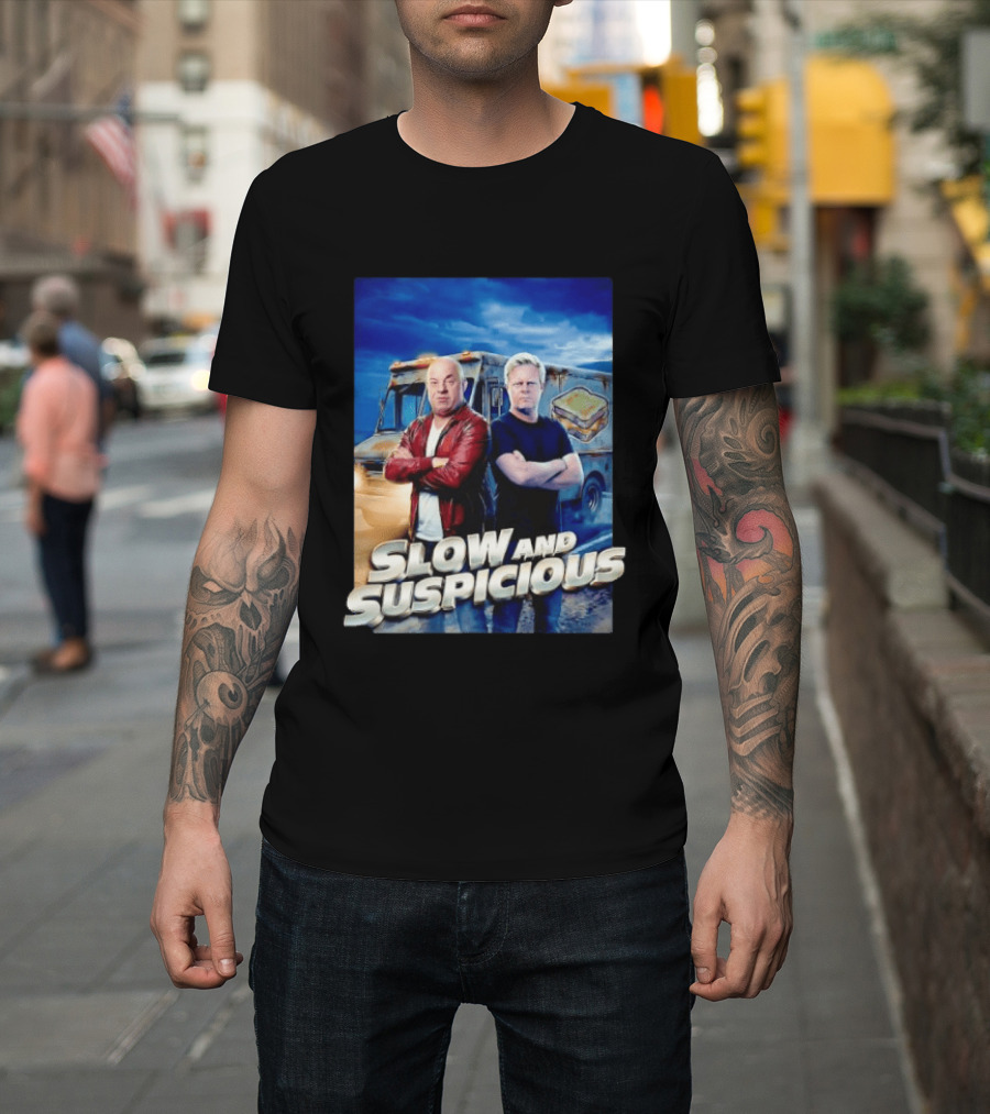 Slow And Suspicious Food Truck Crossover Duo T-Shirt