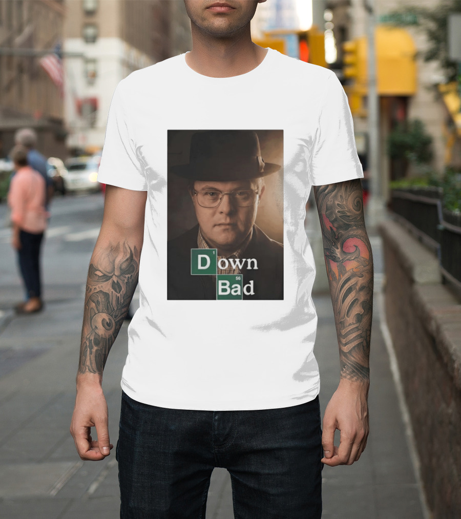 Down Bad Walter Chemistry Parody Breaking Series T-Shirt