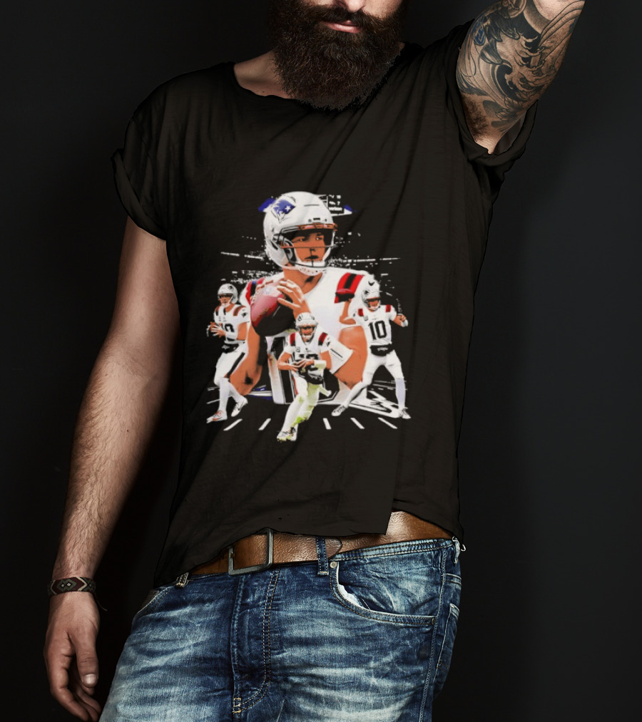 Drake Maye 2026 Highlights Football Quarterback Moments T-Shirt