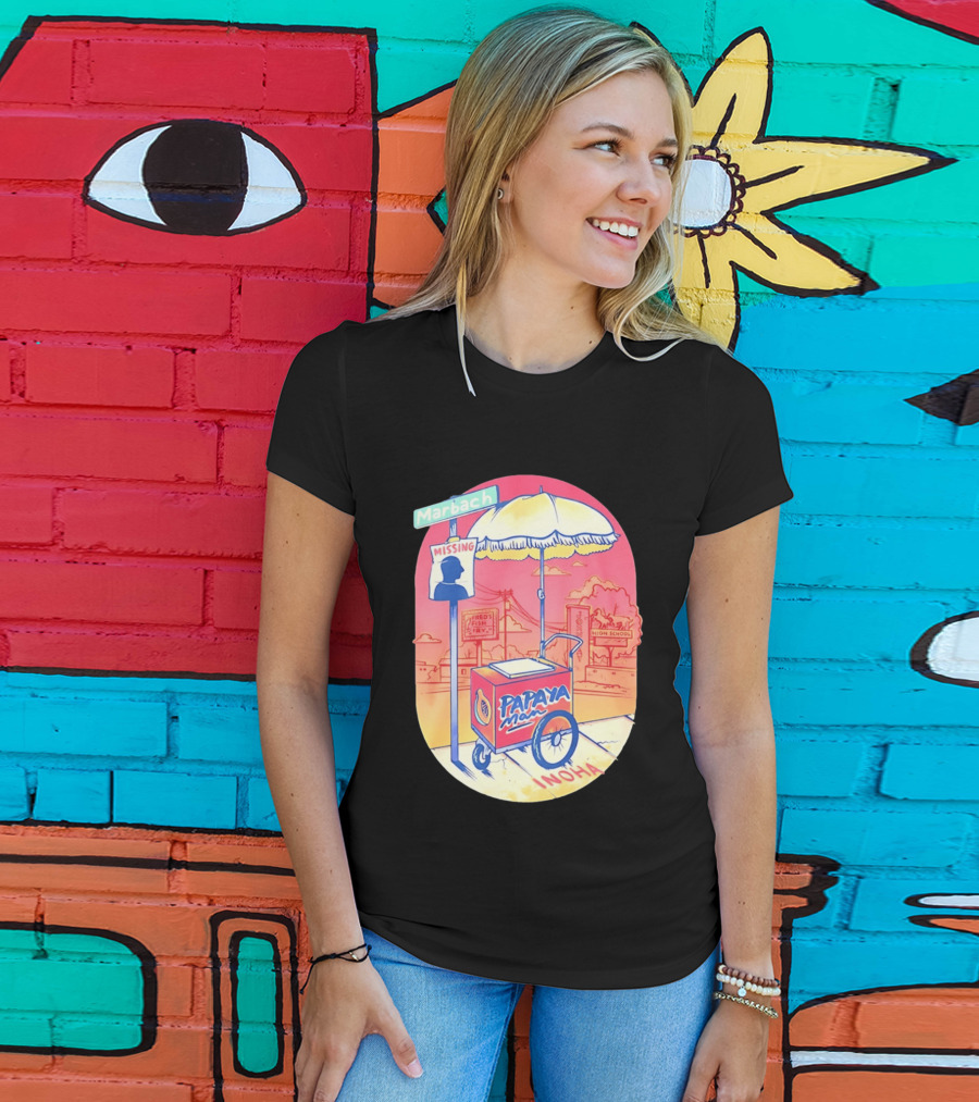 Marbach Inoha Papaya Man Missing High School Fred's Fish Fry T-Shirt
