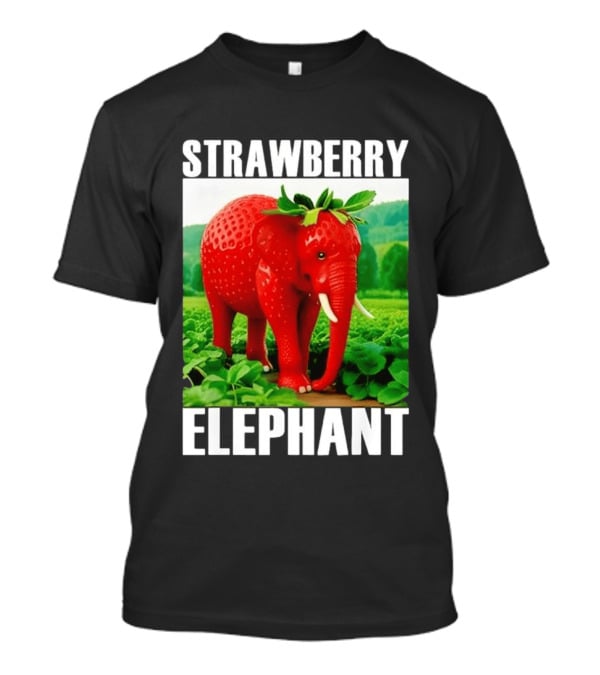 Strawberry Elephant Brainrot T-Shirt