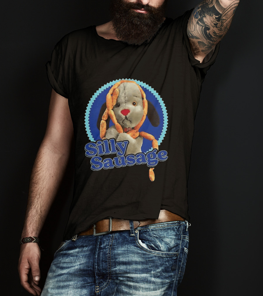 Silly Sausage Sooty Sweep Character Humor T-Shirt