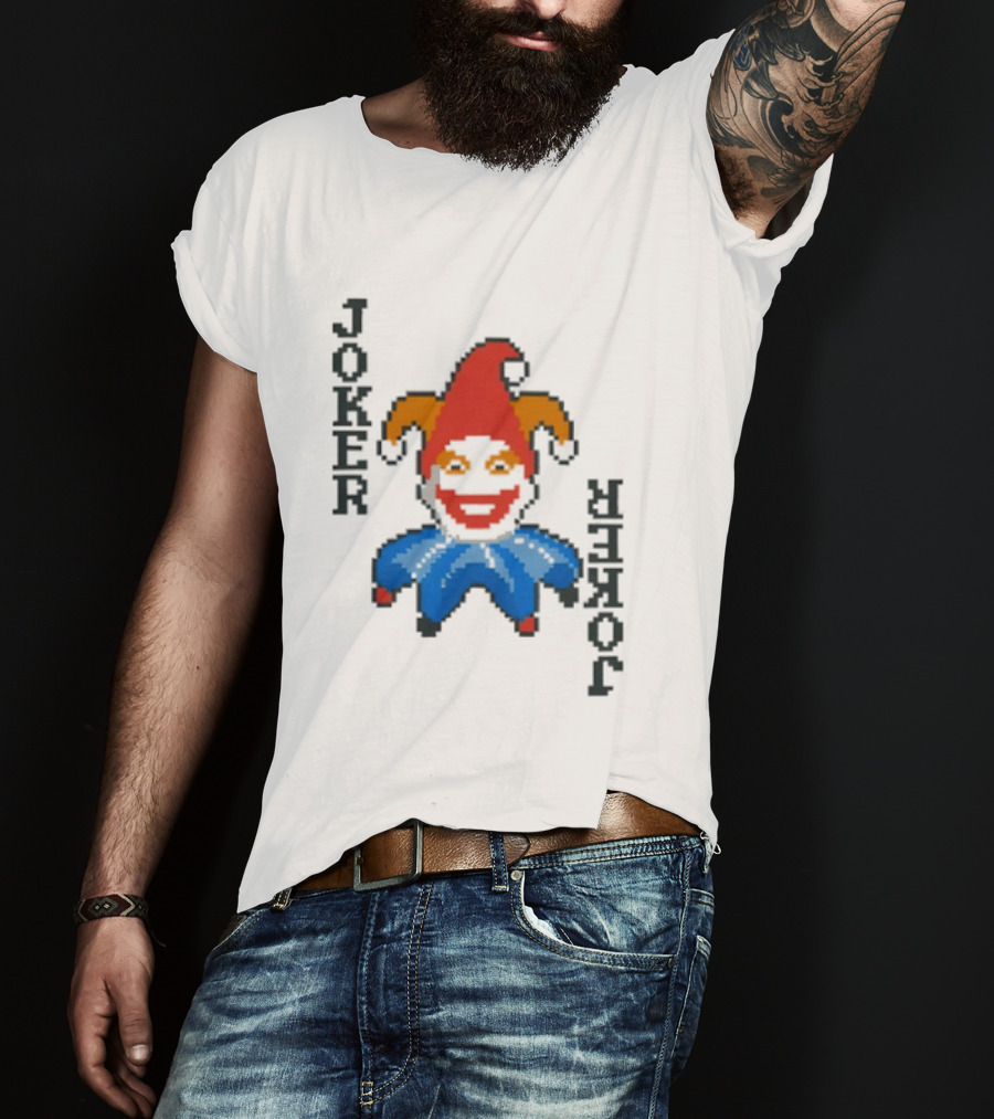 Balatro's Pixel Art Jimbo Jester Joker T-Shirt