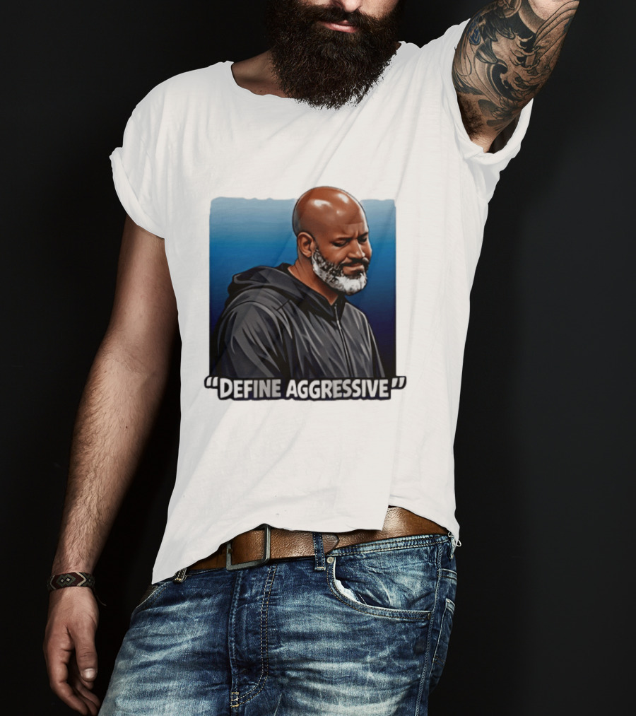 Define Aggressive Detroit Lions Brad Holmes T-Shirt