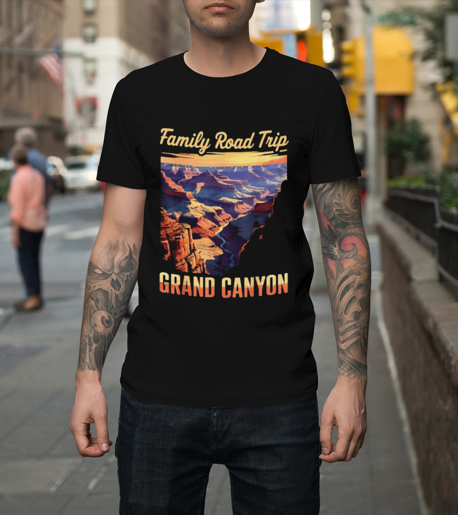 Family Road Trip Grand Canyon National Park Adventure T-Shirt