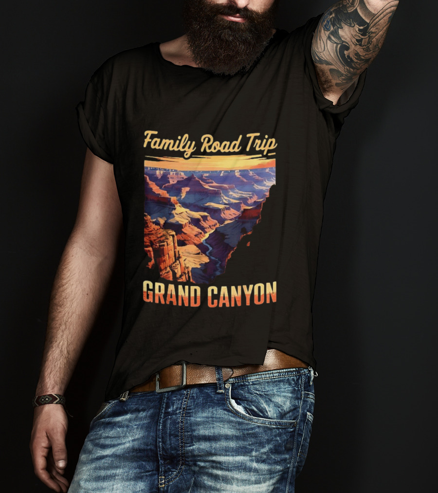 Family Road Trip Grand Canyon National Park Adventure T-Shirt