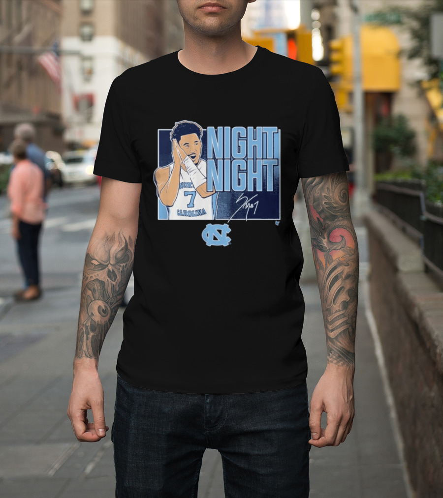 Seth Trimble Night Night North Carolina Tar Heels Basketball UNC T-Shirt