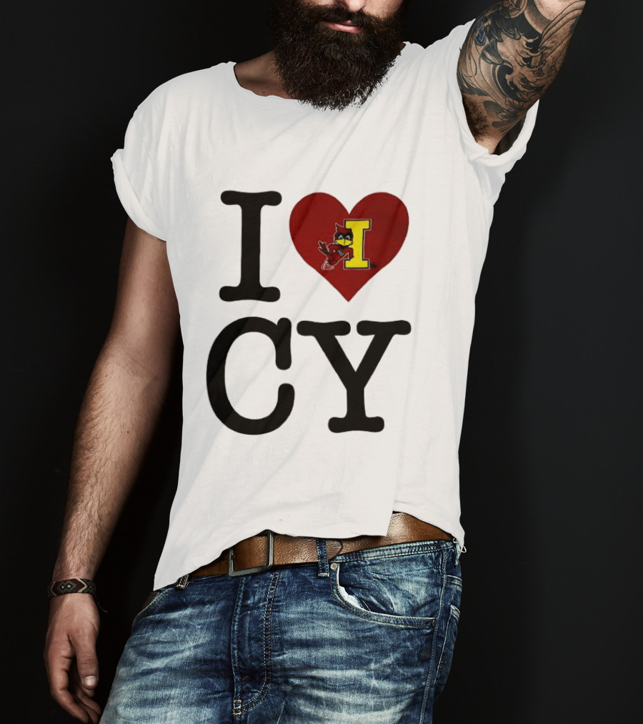 Iowa State Cyclones I Heart CY T-Shirt