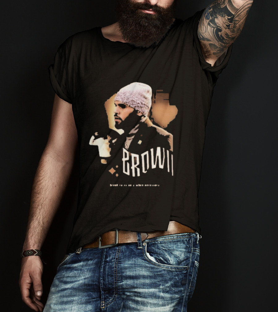 BROWN Break Rules Only When Necessary Superstar T-Shirt