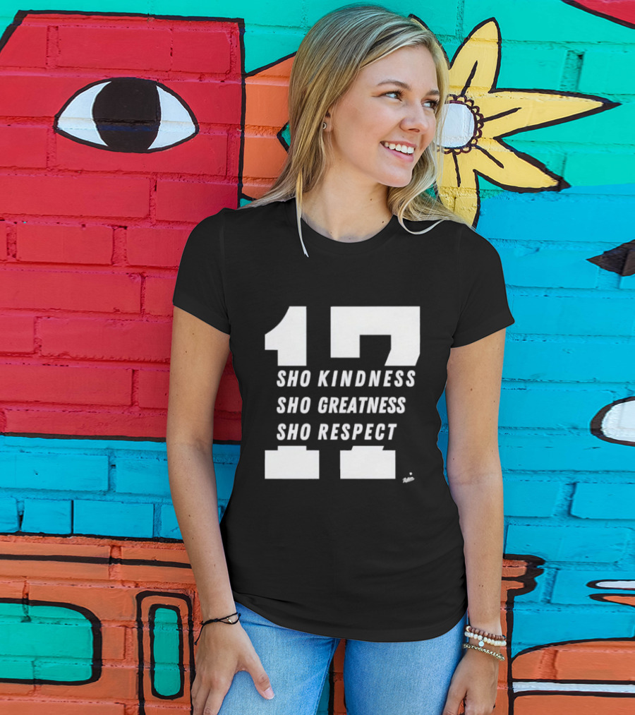 Shohei Ohtani Kindness Greatness Respect Number 17 T-Shirt