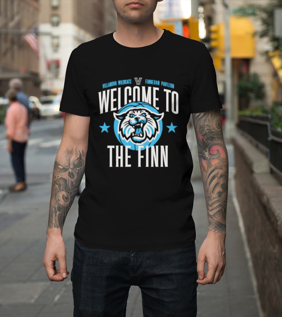 Villanova Wildcats Welcome to Finneran Pavilion The Finn T-Shirt