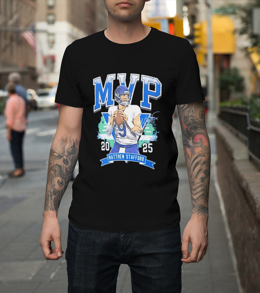 Matthew Stafford MVP 2025 Los Angeles Rams T-Shirt