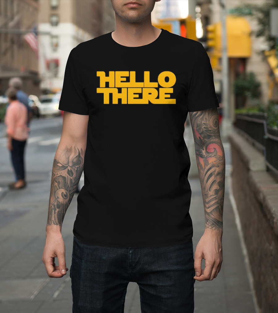 Hello There Obi Wan Kenobi Yellow T-Shirt