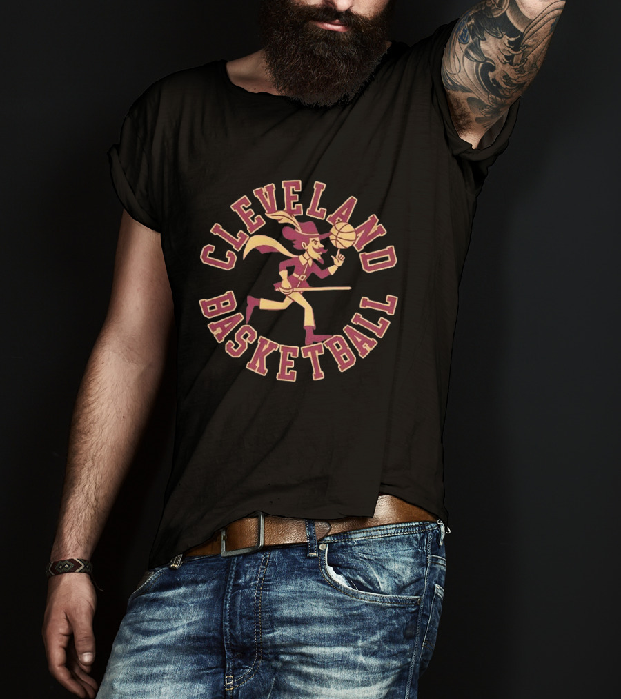 Cleveland Cavaliers Sir CC Basketball T-Shirt