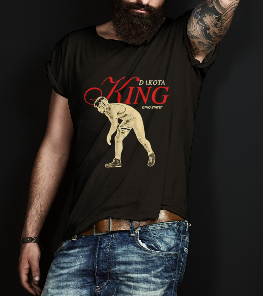 Dakota King Ohio State Wrestling NCAA Legacy T-Shirt