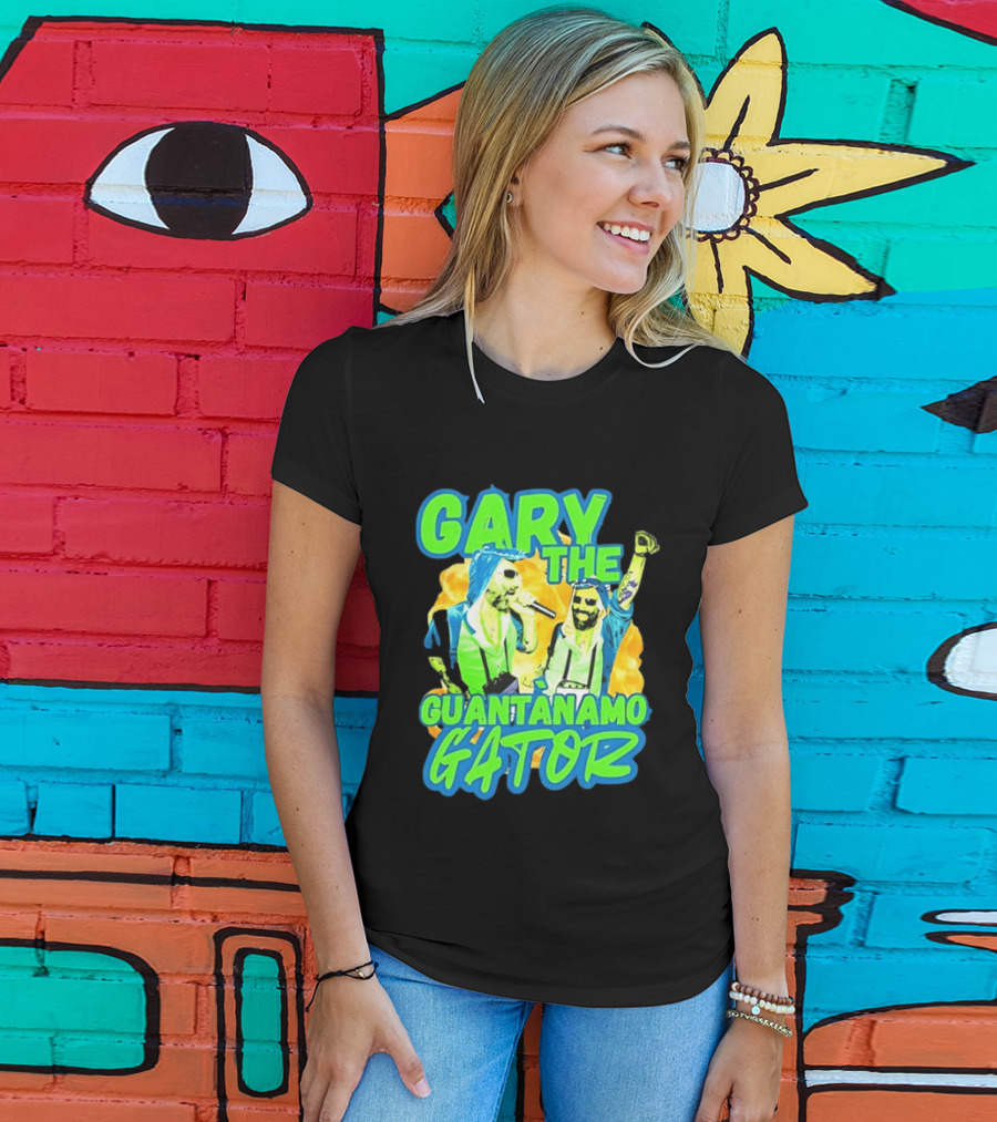 Gary The Guantanamo Gator Retro Pop Culture T-Shirt