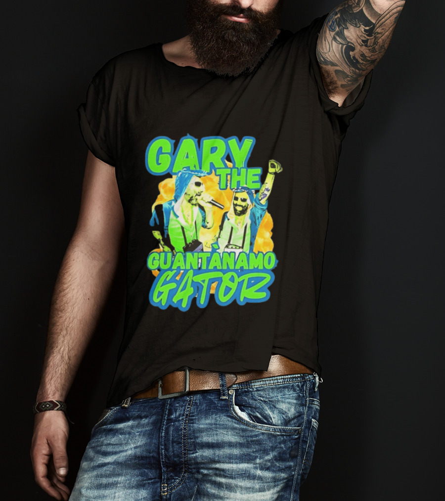 Gary The Guantanamo Gator Retro Pop Culture T-Shirt
