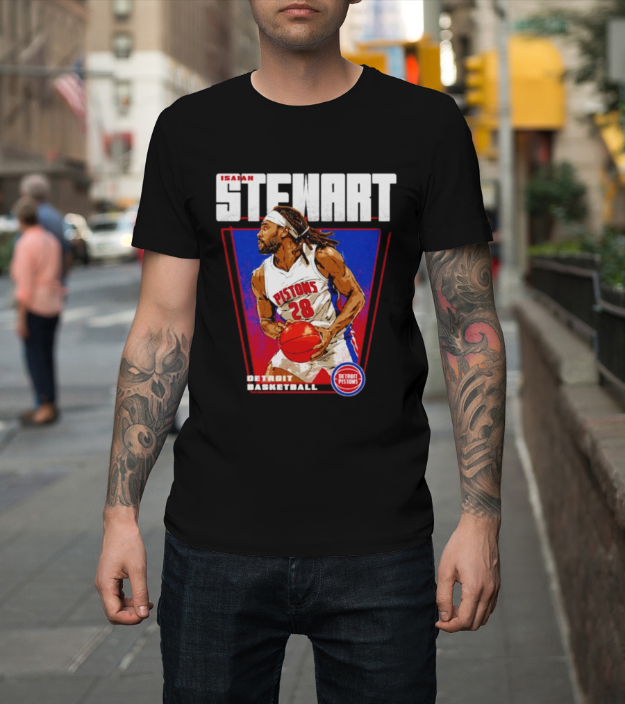 Isaiah Stewart Detroit Pistons Basketball 28 T-Shirt