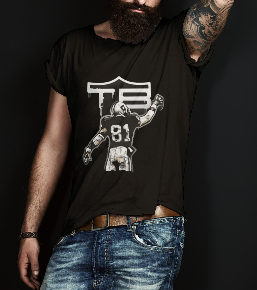 Las Vegas Raiders Mr. R8R 81 TB Football T-Shirt