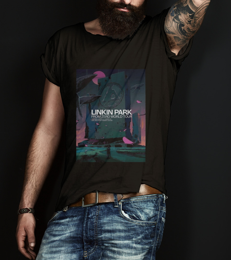 Linkin Park From Zero World Tour Adelaide Australia March 12 2026 Adelaide Entertainment Centre T-Shirt