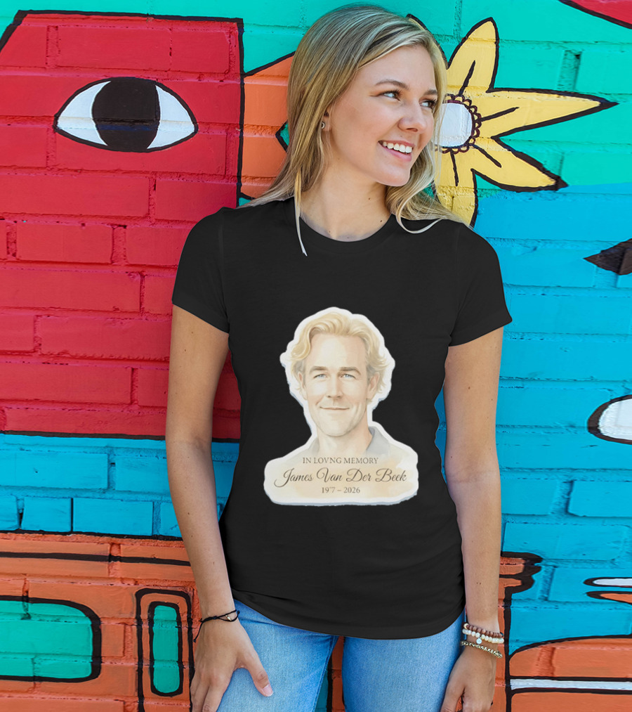 James Van Der Beek In Loving Memory 1977 2026 T-Shirt