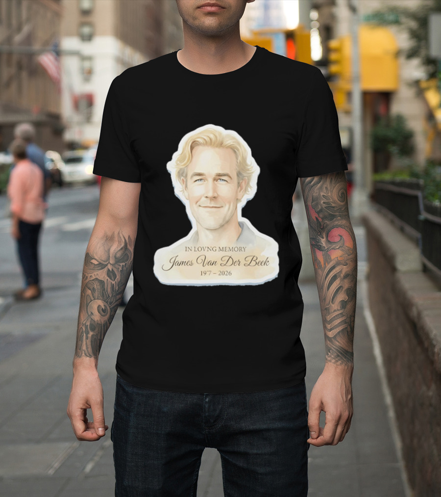 James Van Der Beek In Loving Memory 1977 2026 T-Shirt