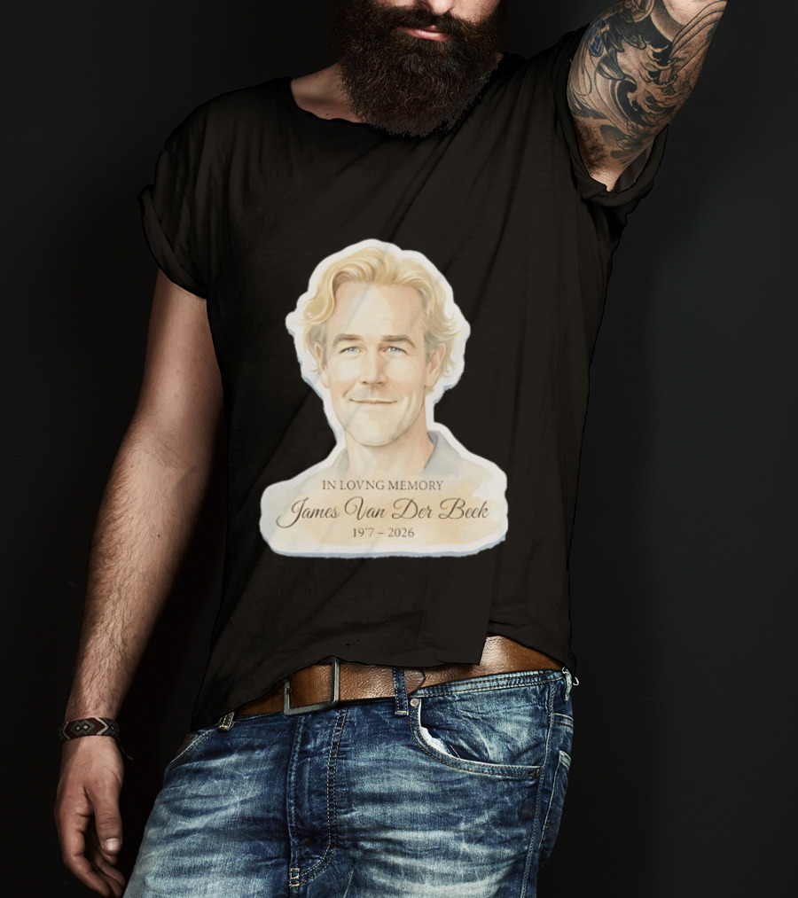 James Van Der Beek In Loving Memory 1977 2026 T-Shirt