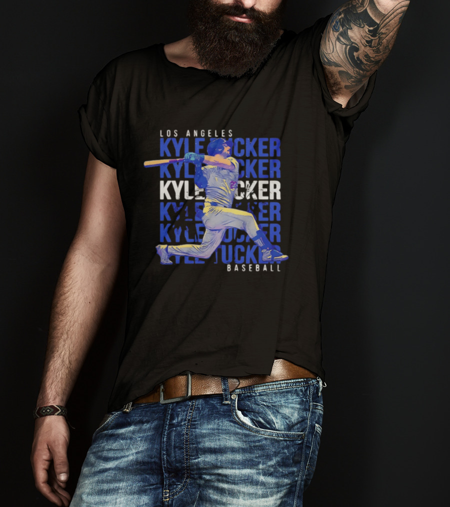 Los Angeles Kyle Tucker Baseball Dodgers Name Repeat T-Shirt