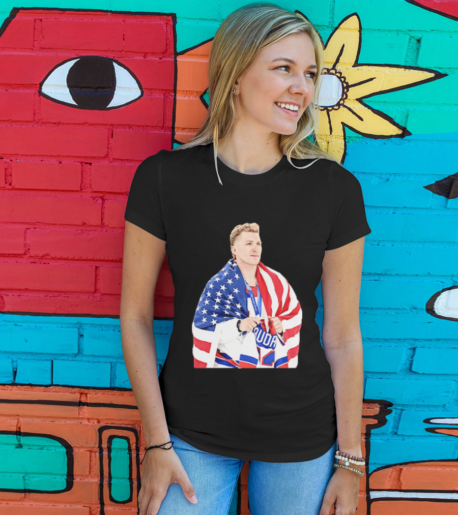 Matthew Tkachuk Team USA 2026 Milano Cortina Winter Olympics Golden Goal T-Shirt