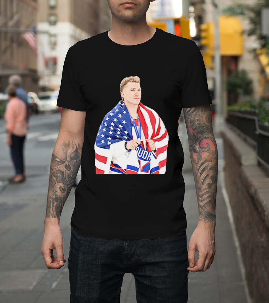 Matthew Tkachuk Team USA 2026 Milano Cortina Winter Olympics Golden Goal T-Shirt
