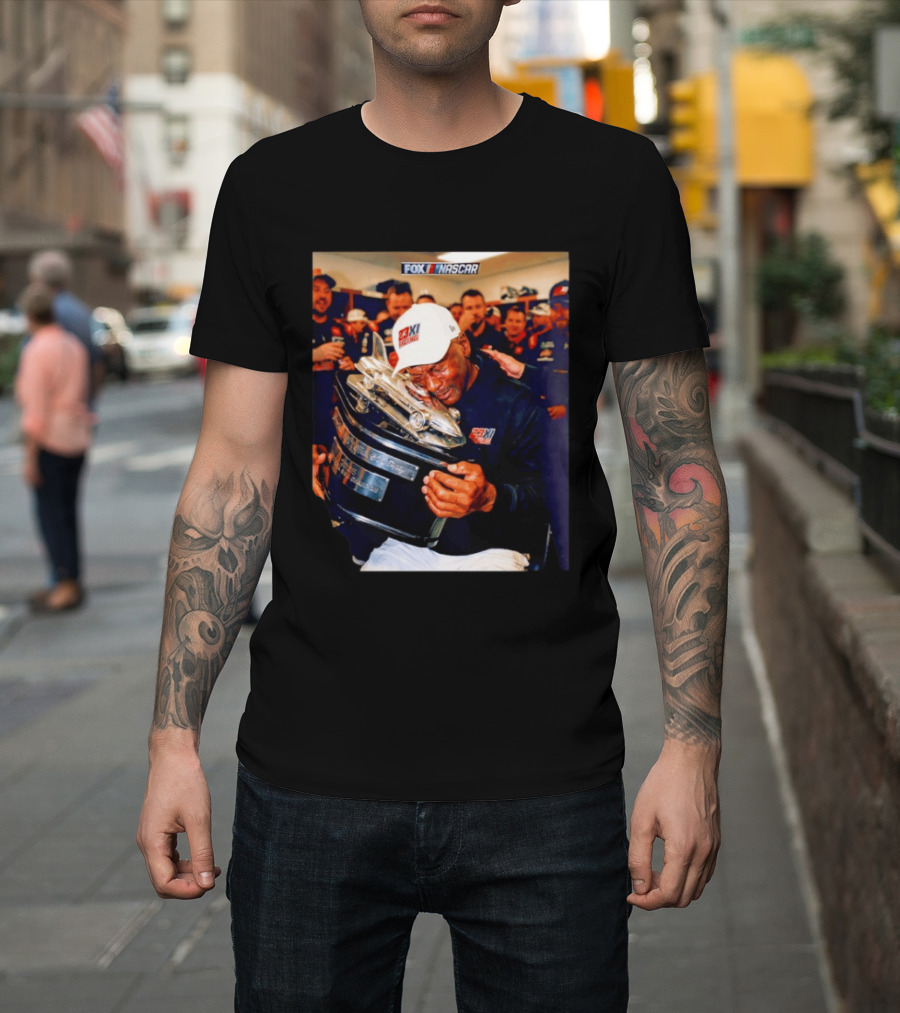 FOX NASCAR Michael Jordan 23XI Racing Daytona 500 Victory Celebration T-Shirt