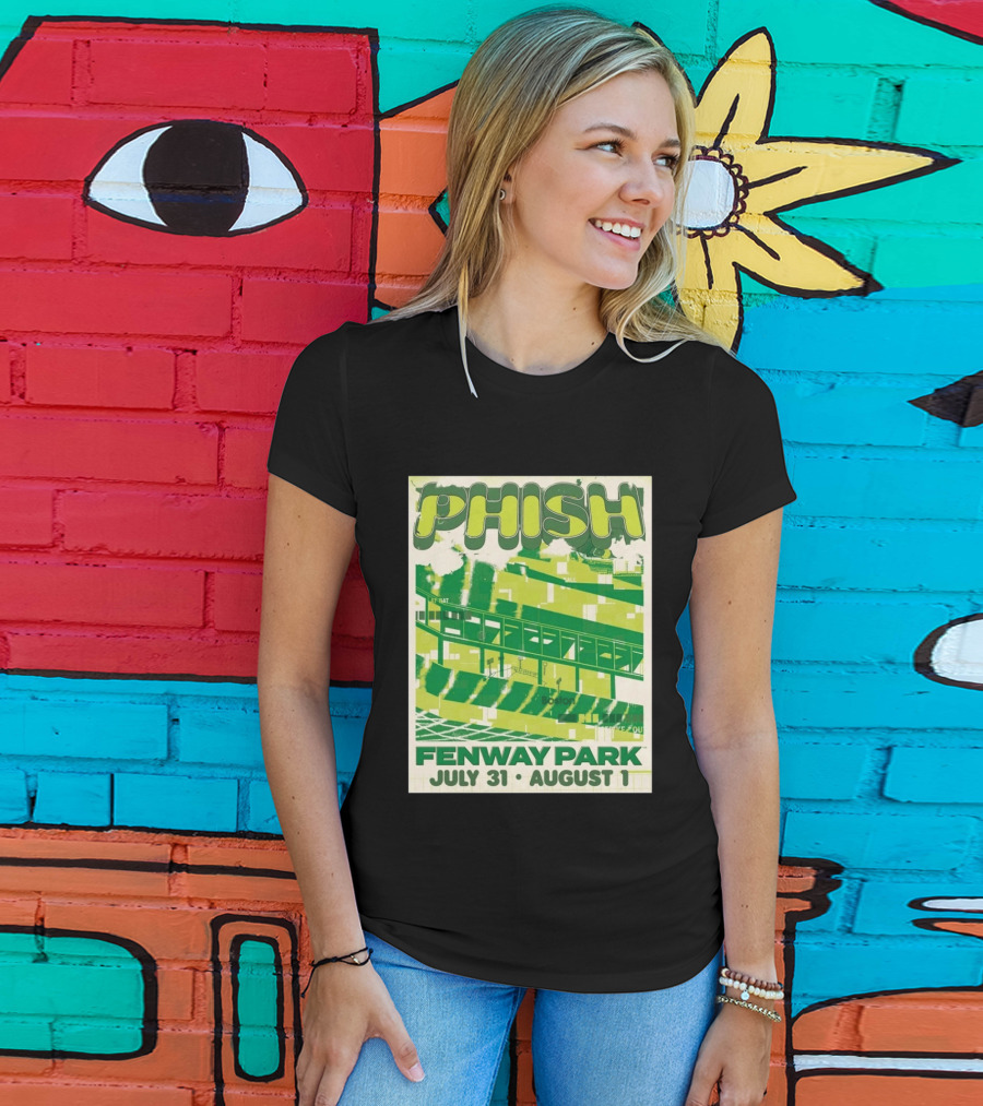 Phish Fenway Park Boston July 31 August 1 Event 2026 T-Shirt